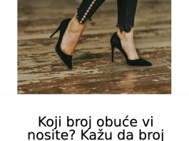 Koji broj obuće vi nosite? Kažu da broj cipela otkriva koliko dugo ćete živeti, pogledajte tabelu! - featured image