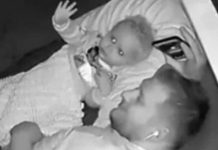 Beba je iz kreveta uporno mahala nekome- Kada je otac odlucio da vidi snimke sledio se i umro od straha - featured image